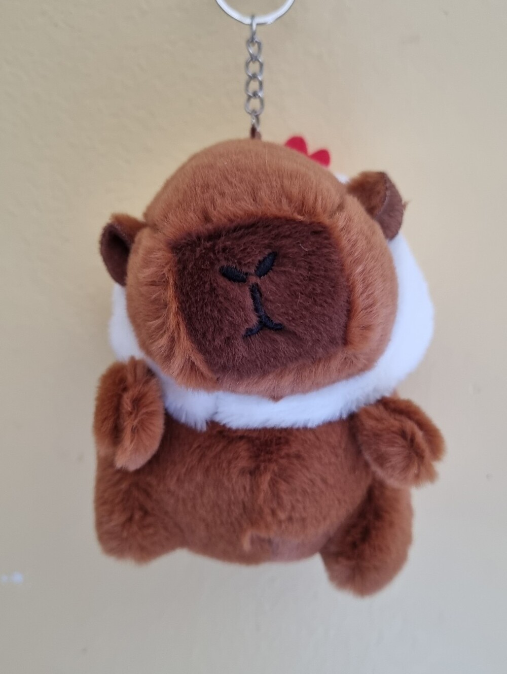 Cute Capybara Kids Bag Keychain Soft Plush Stuffed Toy Plushies Bag Accessories